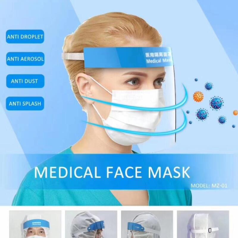 Escudo facial médico \/ máscara
